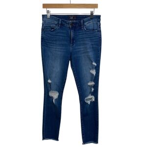 Abercrombie & Fitch Harper Low Rise Ankle Distressed‎ Jeans Size 27
